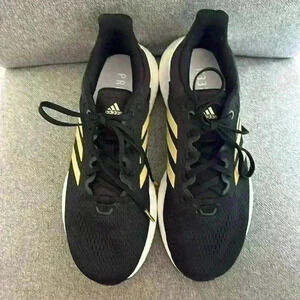 adidas Black and Gold Athletic Running Shoes
